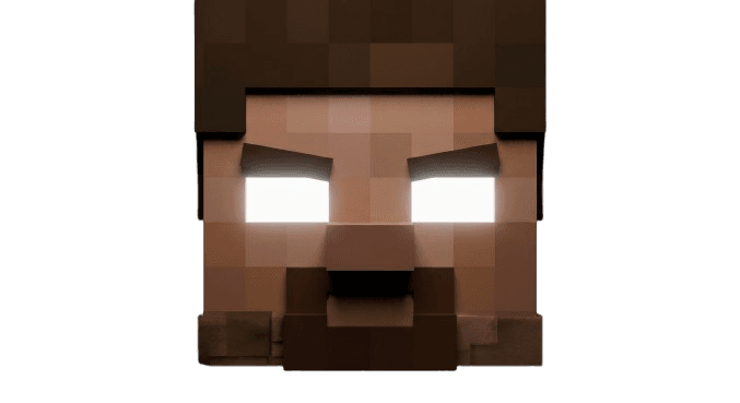 Herobrine eyes open